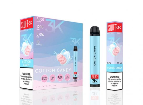 Swft 3K Disposable - Cotton Candy - 5%