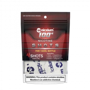 Nicxium - Nicotine Shots 4-Pack 100's