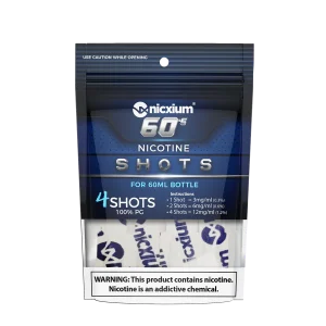 Nicxium - Nicotine Shots 4-Pack 60's