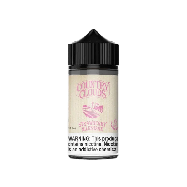 Country Clouds - Strawberry Milkshake 100mL